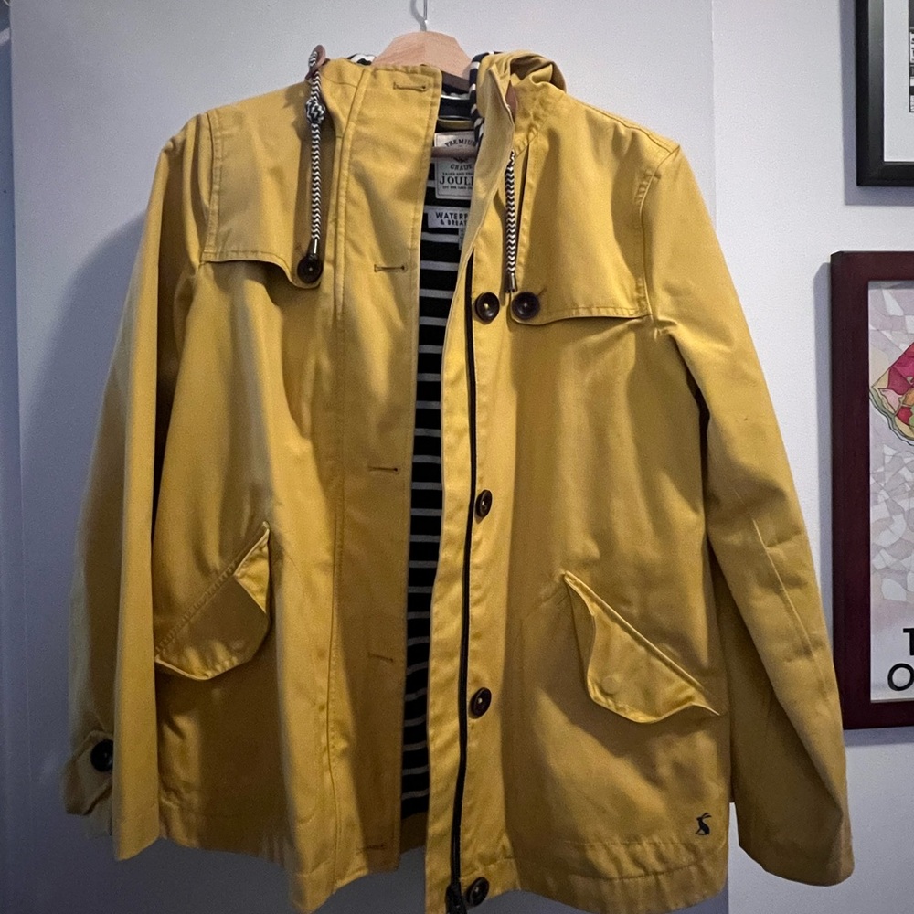 Joules Yellow Raincoat for Women